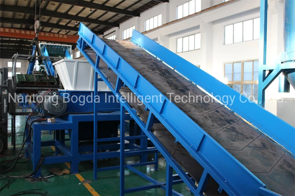 Bogda High Output Industrial Waste Paper Cardboard Recycling Double Shaft Shredder Machine
