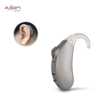 Confortable Porter Simple Bte Deaf Hearing Aid Equipment ODM OEM Cheap Auxiliary Listening Audifonos V-263pb