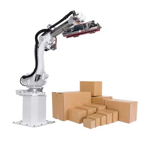 Palettiseur de robot électrique de machine de palettisation d'emballage personnalisé industriel pour les industries de pharmacie de biens de consommation électroniques alimentaires