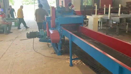 Machine industrielle de déchiqueteuse de déchiqueteuse de bois de tambour de machines forestières de grande sortie