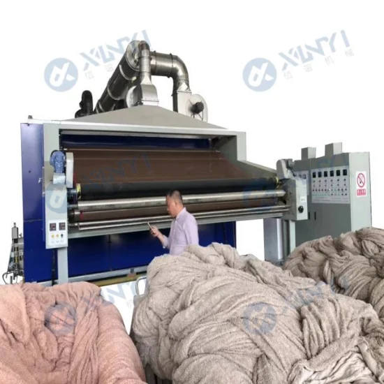 Machine de séchage de tissu textile sans tension à trois couches pour tissus tricotés et tissus tissés